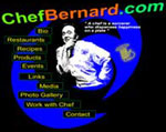 chef bernard website example